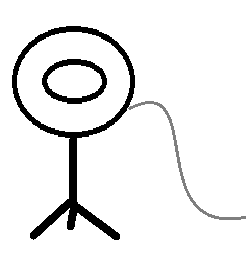 Cruely rendered drawing of my microphone